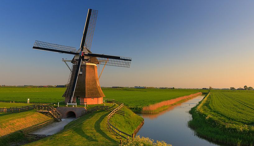 Poldermühle Goliath, Eemshaven, Groningen, Niederlande von Henk Meijer Photography