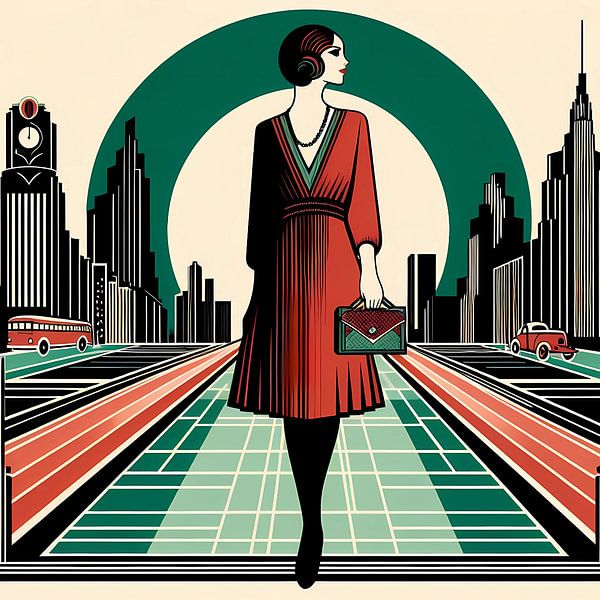 Art Deco fashion by Tatjana Korneeva