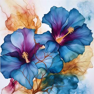 Aquarell-Blumen