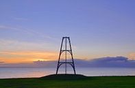 Le Cap de fer sur Texel au lever du soleil par Wim van der Geest Aperçu