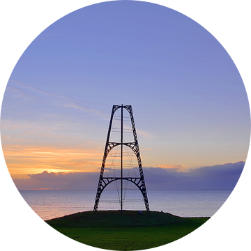 De IJzeren Kaap op Texel bij zonsopkomst