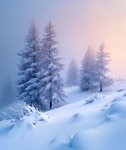 Romantische Winterlandschaft