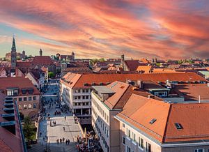 Stadtbild von Nürnberg in Franken