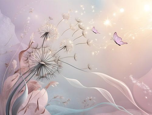 Dreamy Dandelion Wishes - Dreamy Wall Art
