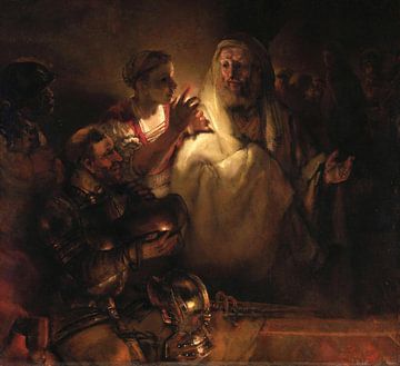 Rembrandt van Rijn. De verloochening van Petrus