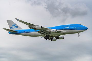 Atterrissage du Boeing 747-400 de KLM 