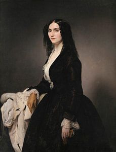 Portret van de zangeres Matilde Juva Branca, Francesco Hayez