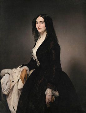 Portrait of the Singer Matilde Juva Branca, Francesco Hayez
