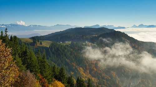 Blick in die französischen Alpen von Tanja Voigt