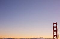 Golden Gate Bridge San Francisco zonsondergang