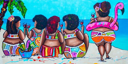 Chillen op het strand