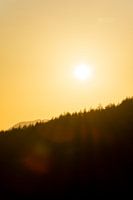 Silhouetten van Preikestolen