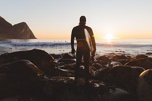 surfeur en Norvège