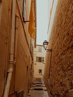 Up the Stairs We Go | Travel Photography Art Print in the Streets of Menton | Cote d’Azur, South of France