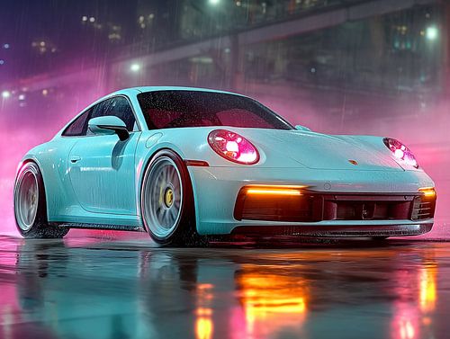 Porsche 911 GT uit 2024 van PixelPrestige