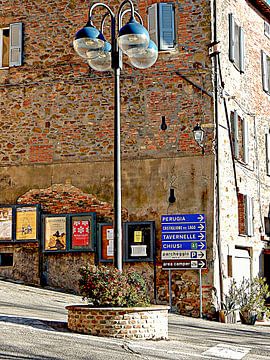 The Smallest Roundabout in Umbria by Dorothy Berry-Lound