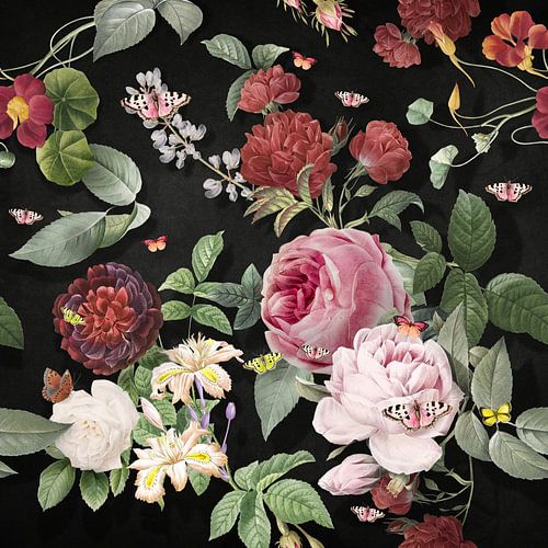 Oh, the Summers – Vintage Black Background.