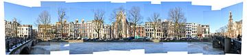 Amsterdam | Keizersgracht | Onze-Lieve-Vrouwekerk von Panorama Streetline