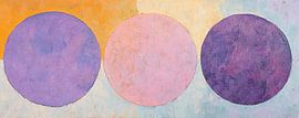 Circle Trio | Abstract Composition with Three Circles by Modern Collection