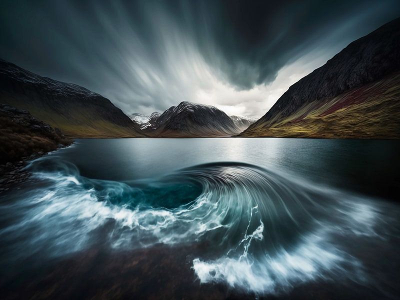 Langzeitbelichtung See von haroulita