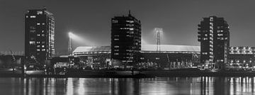 Feyenoord Stadion "De Kuip" 2017 in Rotterdam (formaat 3/1) van MS Fotografie | Marc van der Stelt