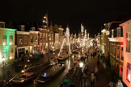 Furieade in Maassluis bij nacht van Maurice Verschuur