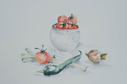 Stilleven met tomaten