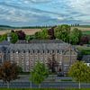 Drone photo of Wittem Abbey in South Limburg by John Kreukniet