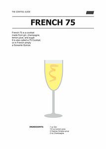 cocktail french 75 environ