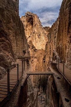 Wandelpad El Caminito del Rey, Spanje. van Hennnie Keeris