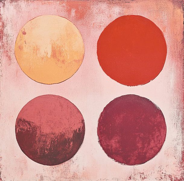 Colourful Abstract Circles by Modern Collection