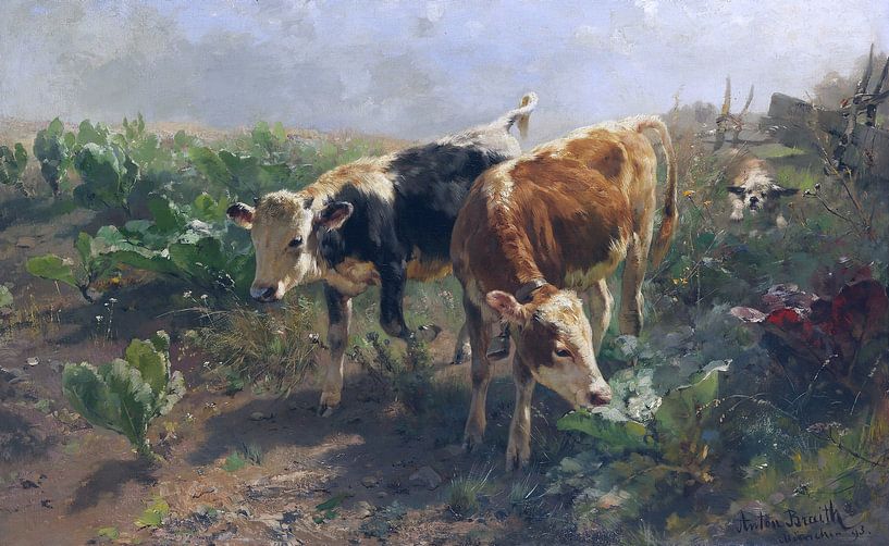 ANTON BRAITH, Expulsion from the Vegetable Field, 1893 by Atelier Liesjes