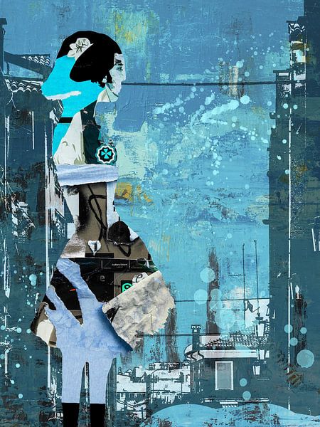The girl in the night of Chioggia by Gabi Hampe