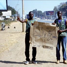 Zambia demonstration against Chiluba by Klaartje Jaspers