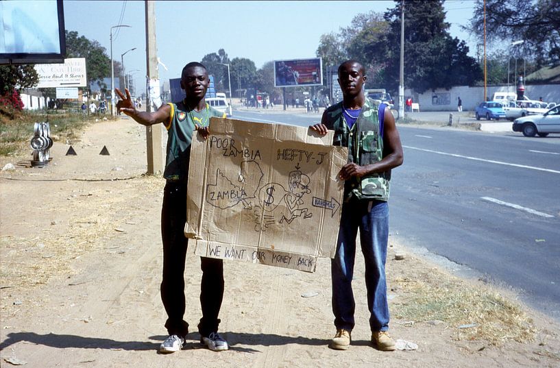 Zambia demonstration against Chiluba by Klaartje Jaspers
