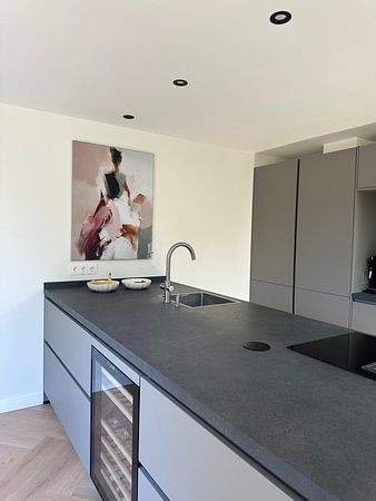 Abstract woman, modern art