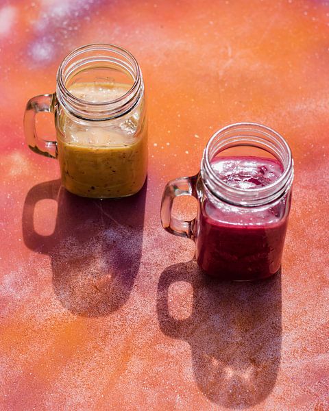 Colorful smoothies by Amber de Jongh