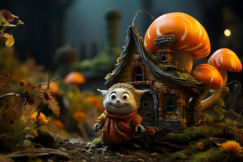 Granny Gnomine expects a visitor by Heike Hultsch