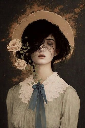 Portrait illustré "Romance"