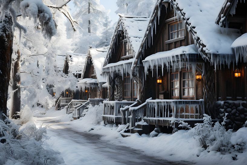 Fairytale snow huts by Heike Hultsch