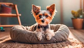 Cute little terrier dog