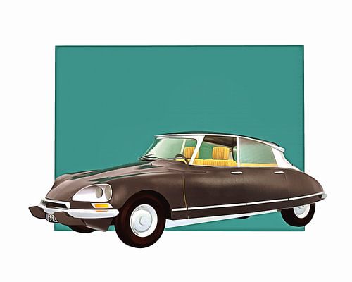 Klassieke auto – Oldtimer Citroen DS Pallas