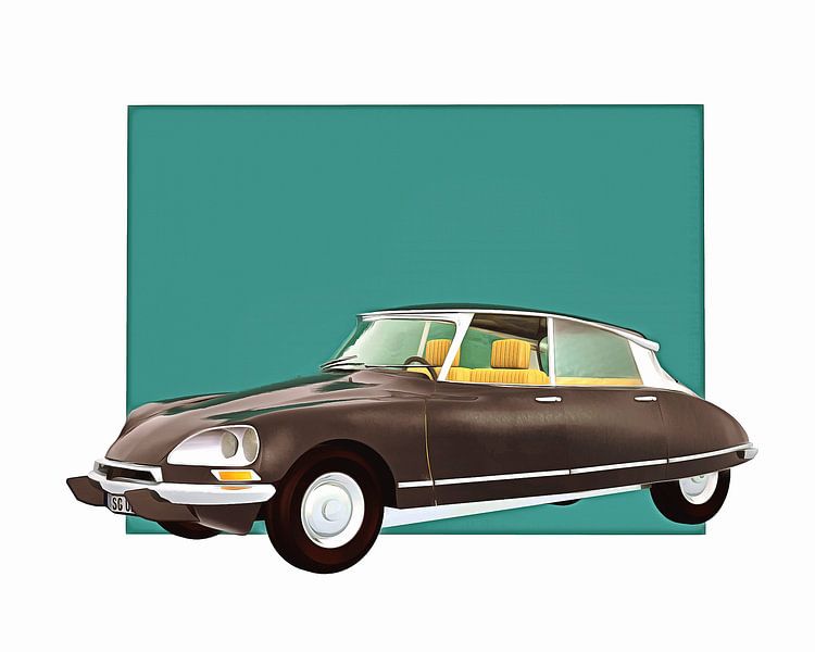 Classic car –  Oldtimer Citroen DS Pallas by Jan Keteleer