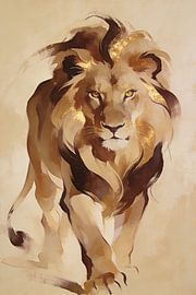 Lion des steppes