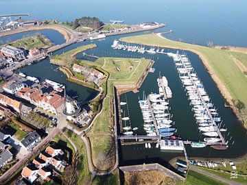 Willemstad in the Netherlands with modern port. by Sailographic Paula