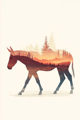 Nature and horse by Poster Art Shop