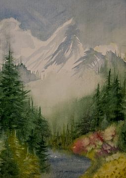 Aquarel part 169 van Tania Perneel