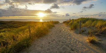 Sonne und Meer am Strand von Dirk van Egmond