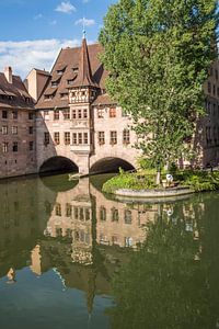 NÜNBERG Heilig-Geist-Spital & Pegnitz 