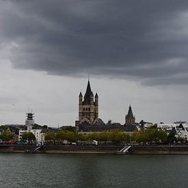 Skyline de Cologne sur Gerard de Zwaan